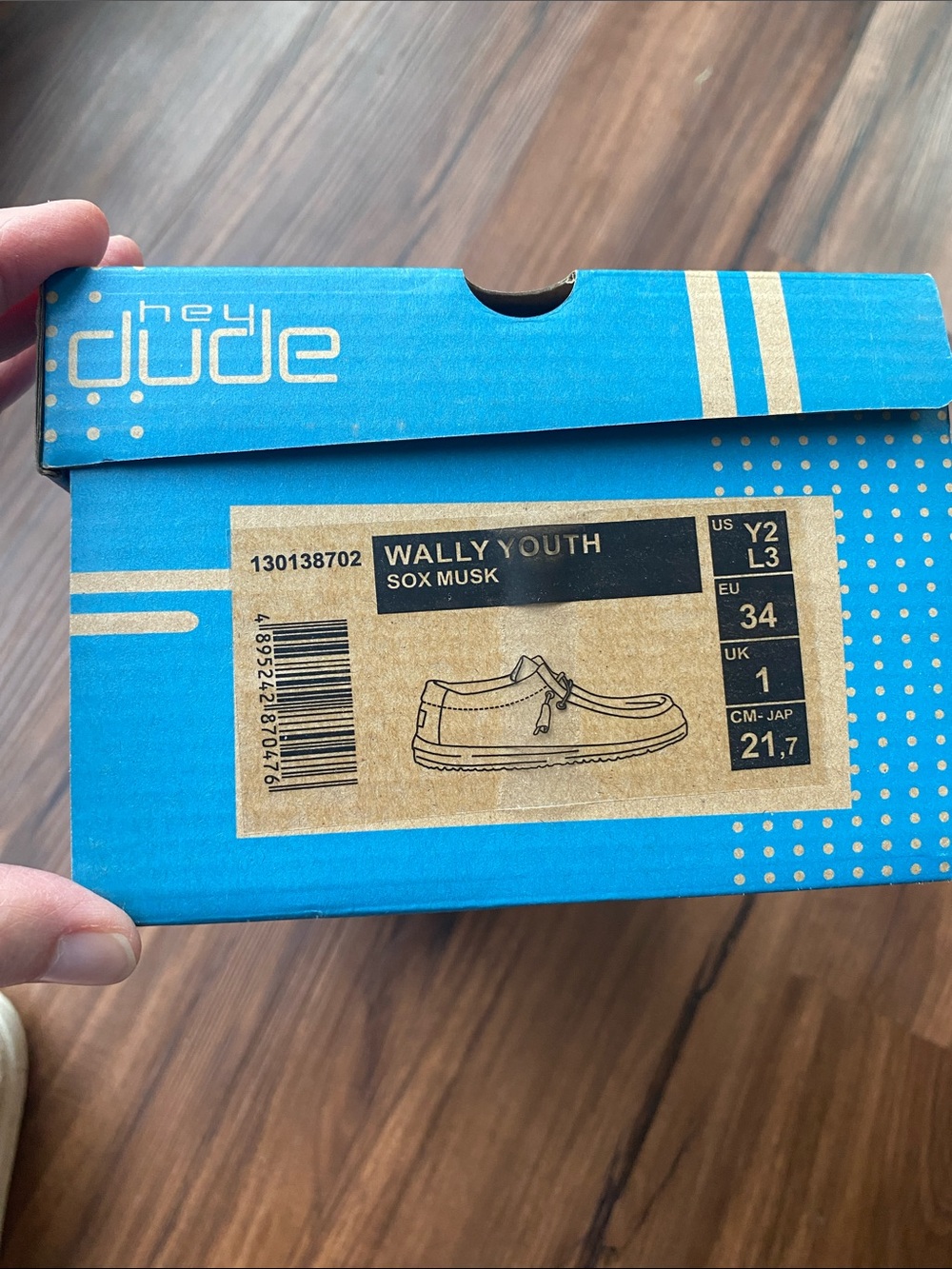 Hey Dude “Wally” Boys Shoes - Picture 9 of 9